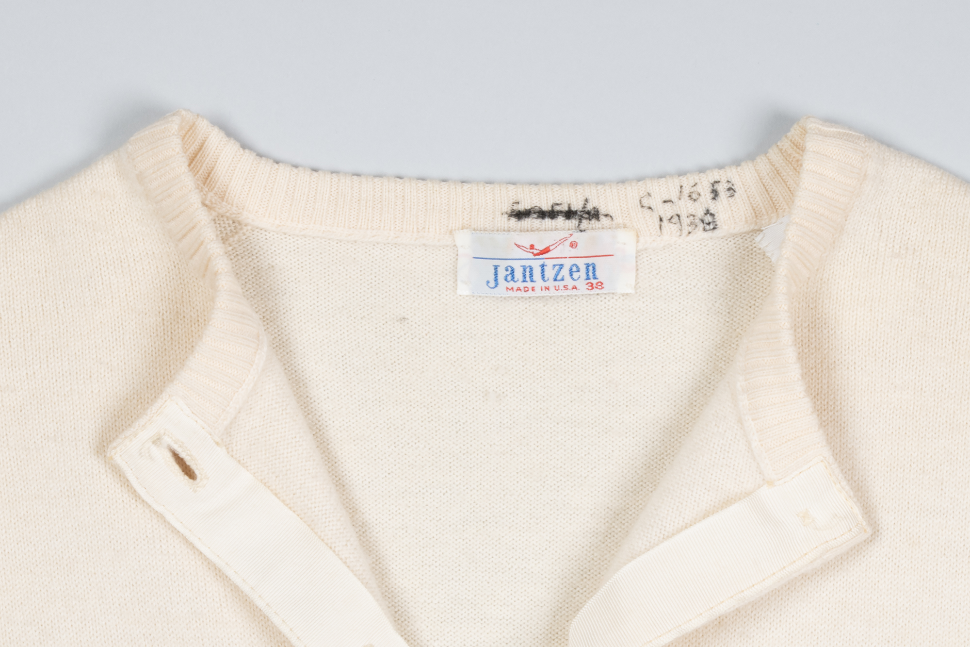 Image of Helene Madison's Swimming Hall of Fame Sweater, 1966